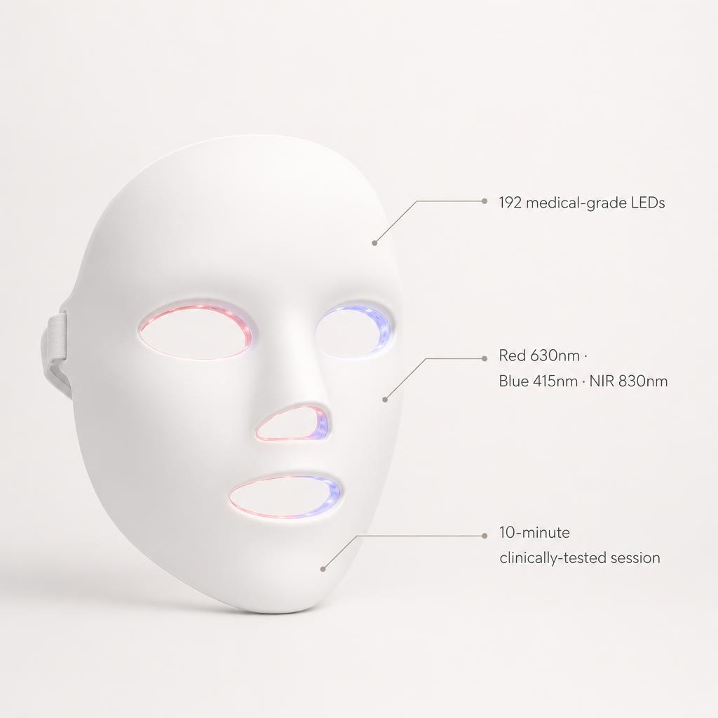 Glow Dame LED mask — key specifications and features